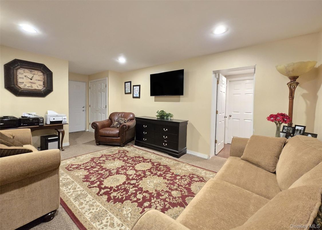 Interior, Living room, Recessed Lighting