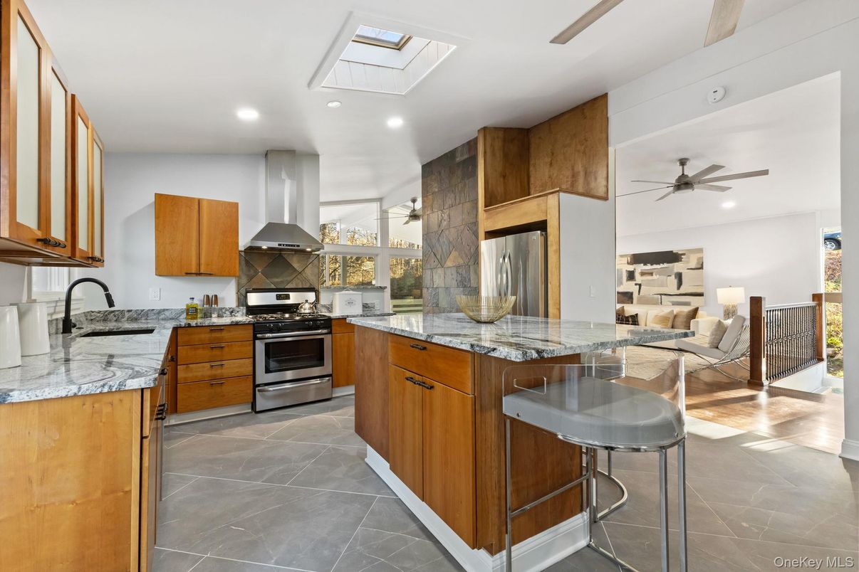 Interior, Kitchen, Recessed Lighting, Stainless Steel Appliances