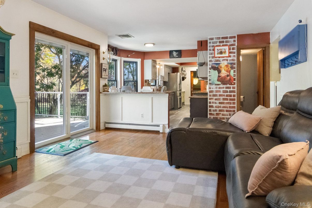 Interior, Kitchen, Living room, Wood Texture Flooring