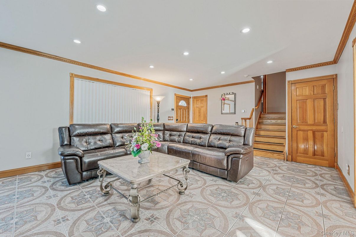Interior, Living room, Recessed Lighting
