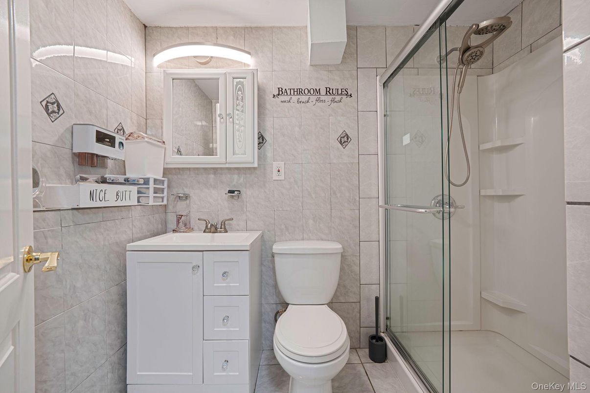 Bathroom, Glass Shower, Interior