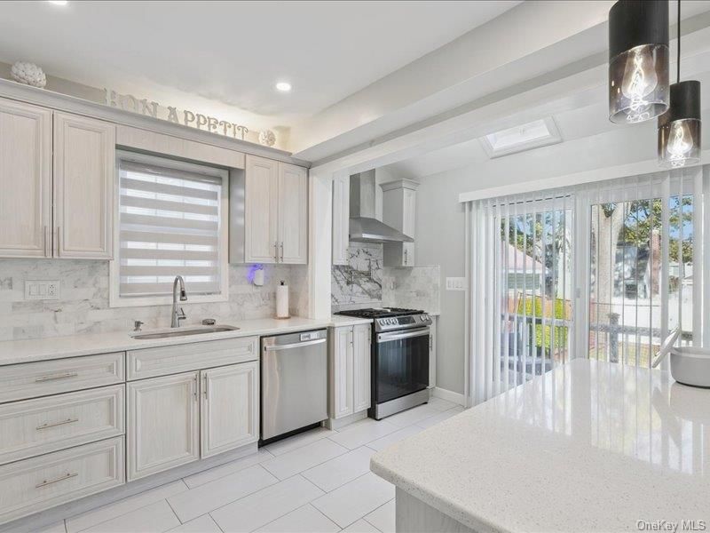 Interior, Kitchen, Recessed Lighting, Stainless Steel Appliances
