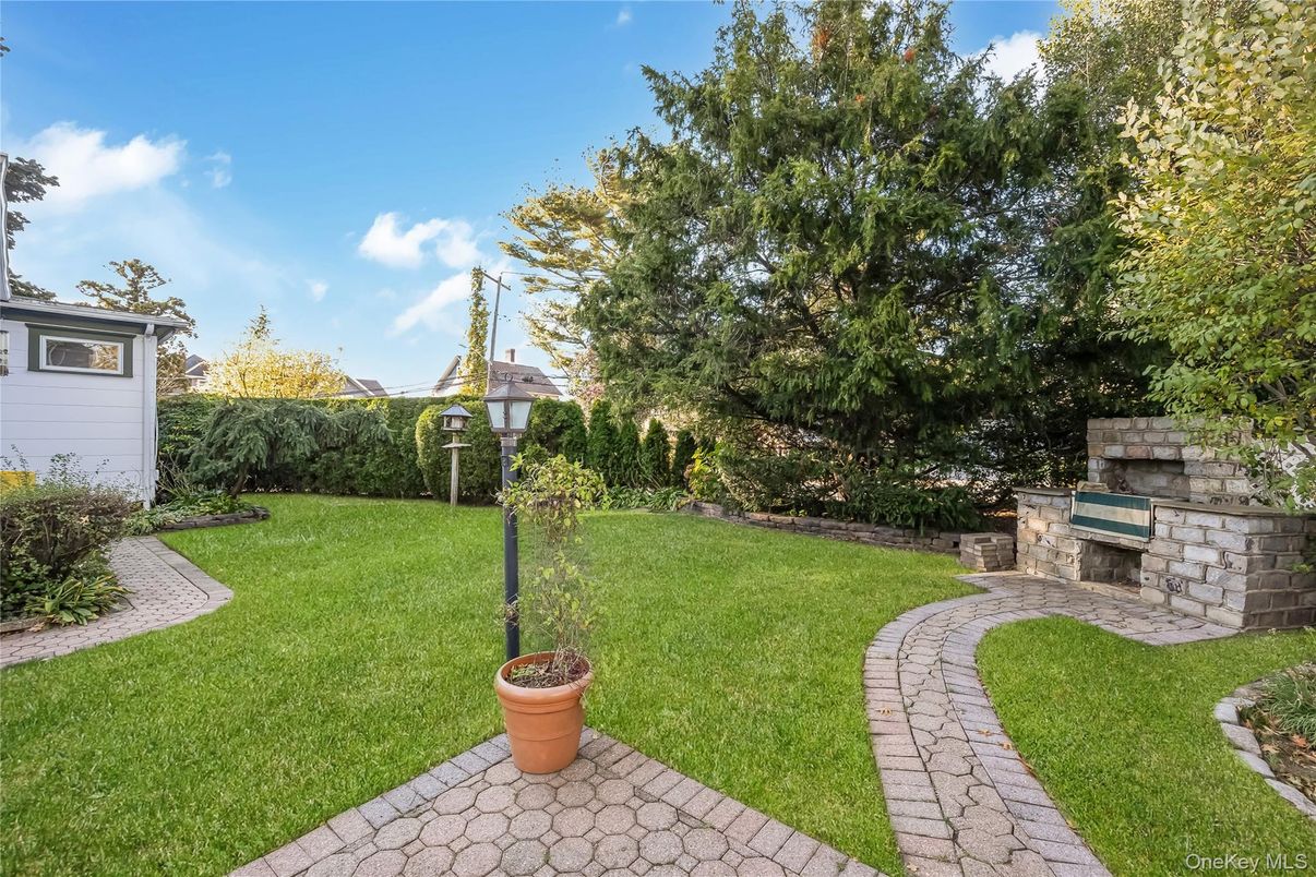 Backyard, Exterior, Fireplace