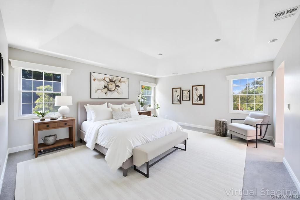 Bedroom, Interior, Recessed Lighting