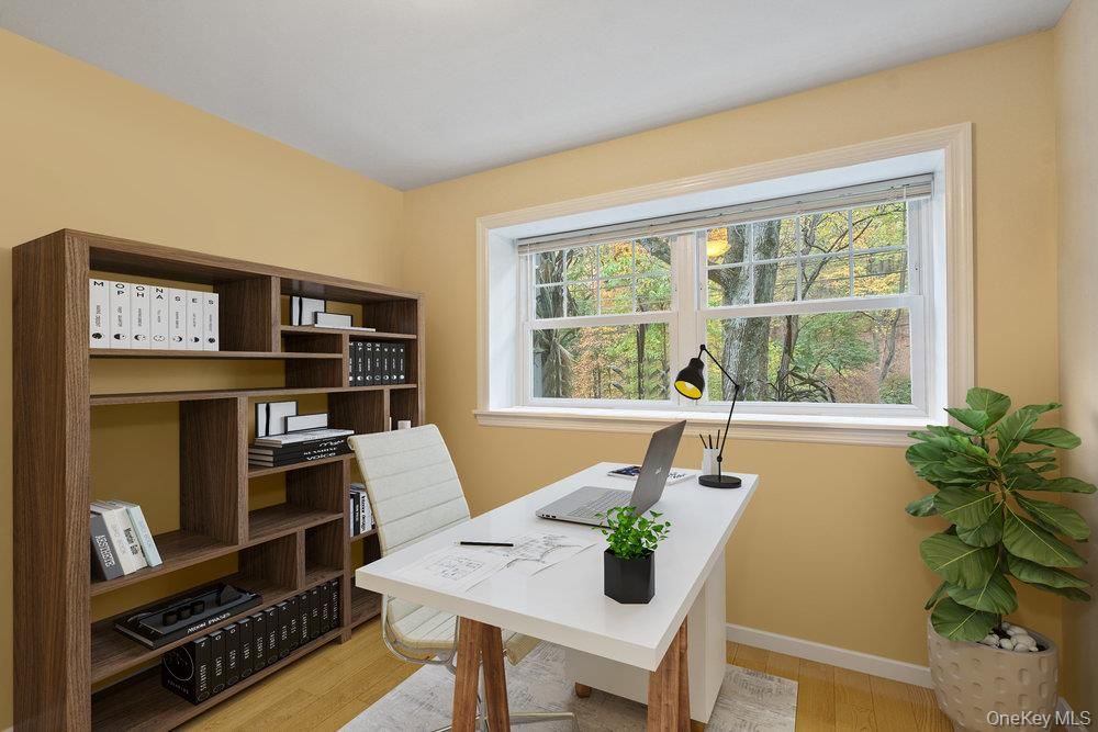 Home Office, Interior, Wood Texture Flooring