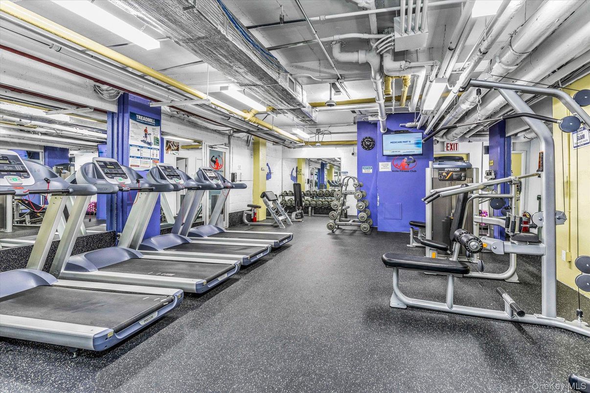 Fitness Equipment, Gym, Interior