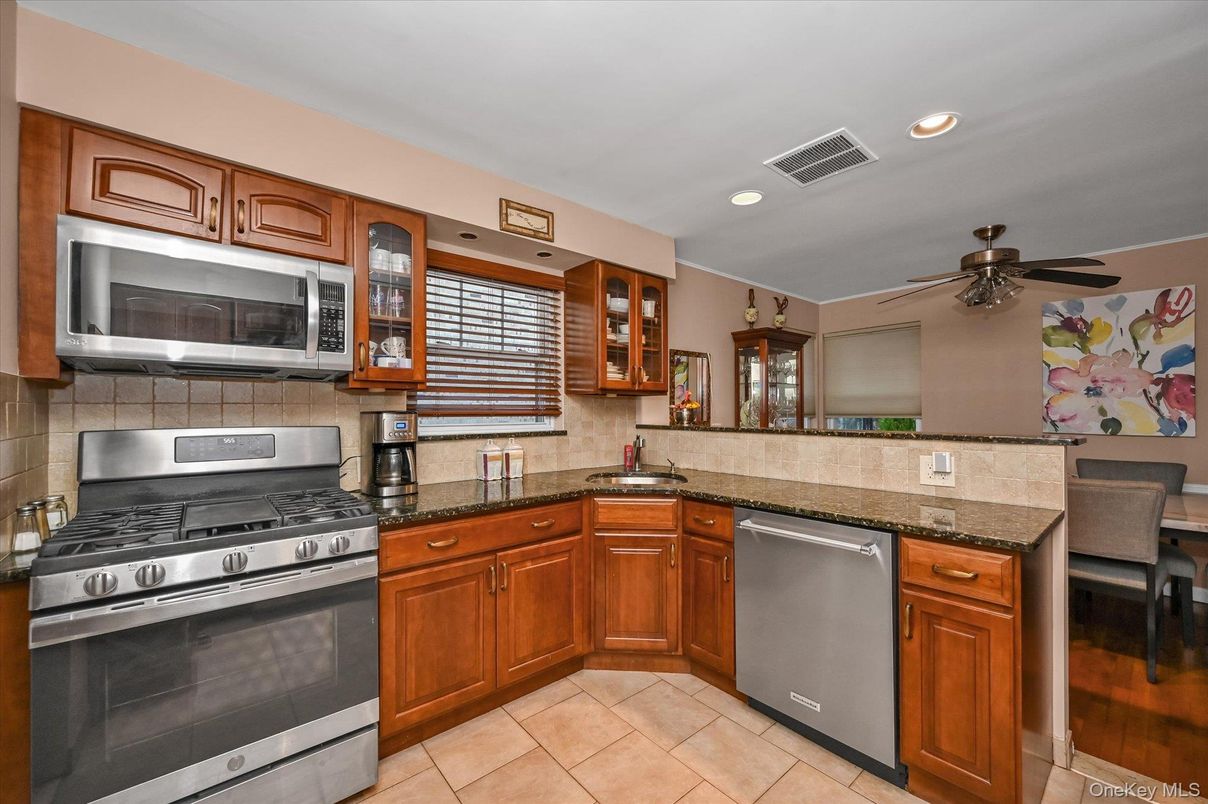 Interior, Kitchen, Recessed Lighting, Stainless Steel Appliances