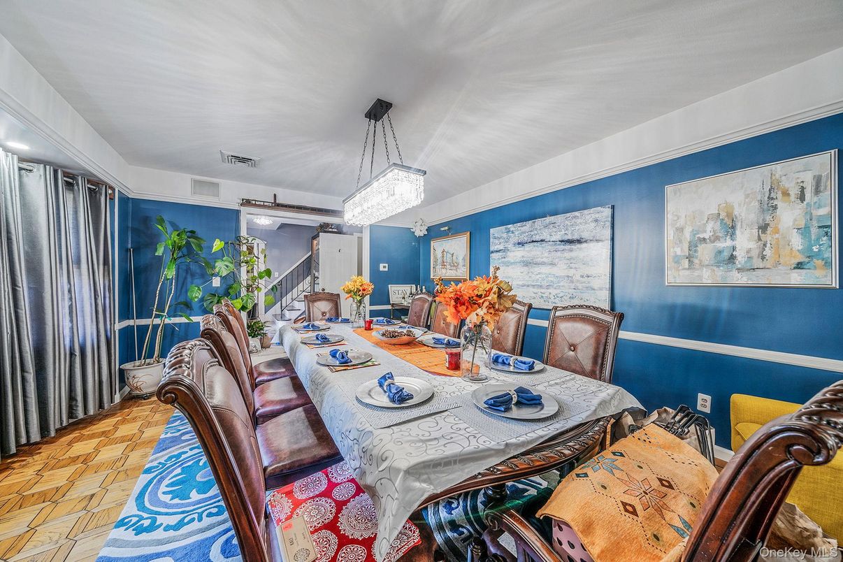 Dining room, Interior, Pendant Lights