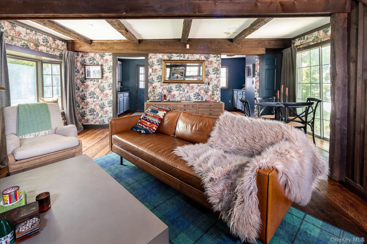 Interior, Wooden Beams, Wood Texture Flooring