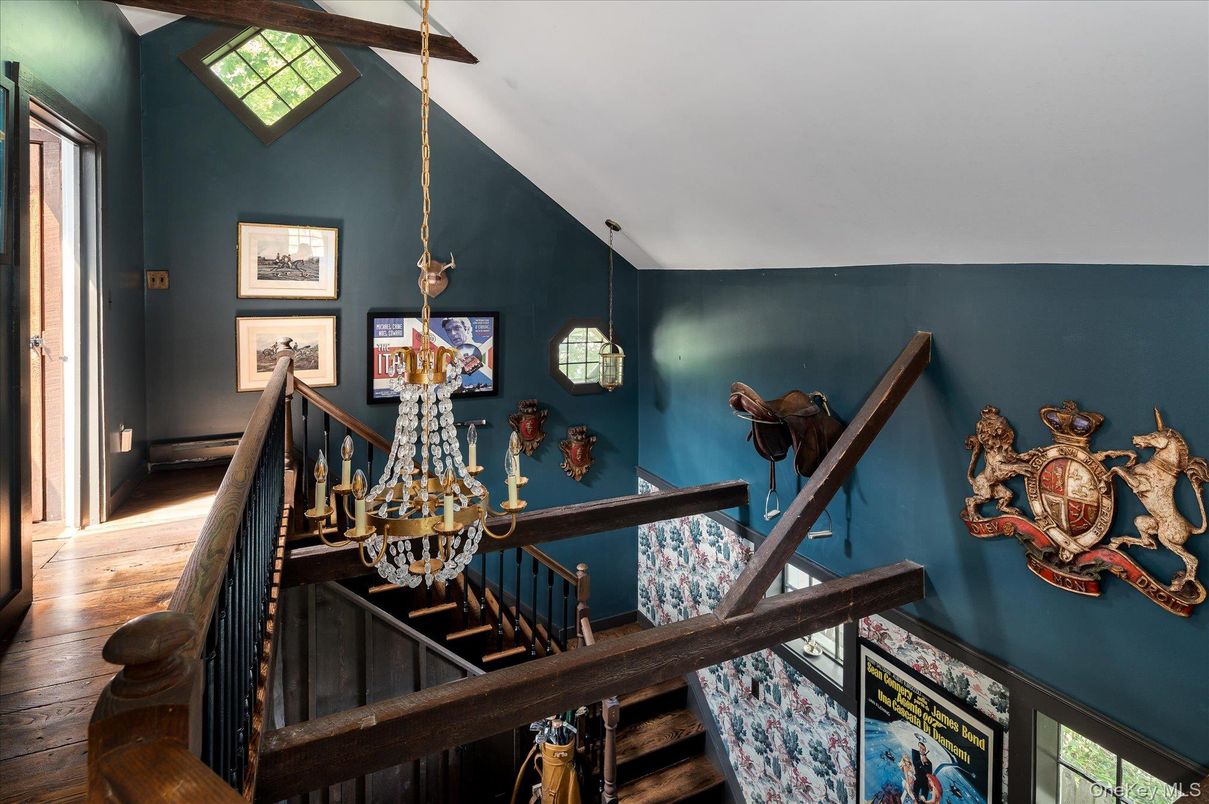 Chandelier, Interior, Wood Texture Flooring