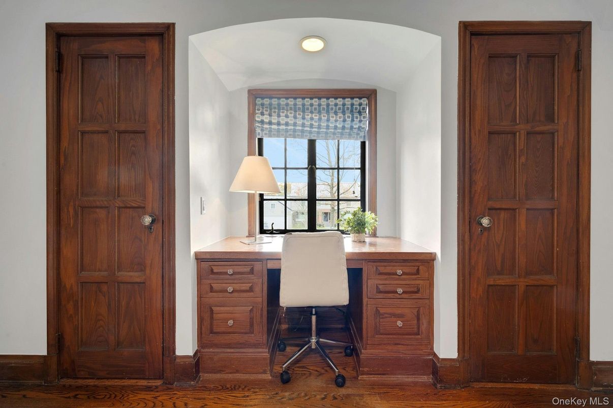 Home Office, Interior, Wood Texture Flooring