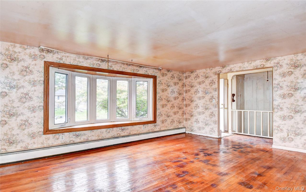 Empty room, Interior, Wood Texture Flooring