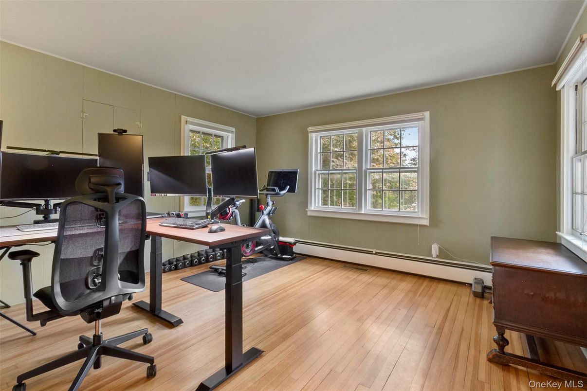 Home Office, Interior, Wood Texture Flooring