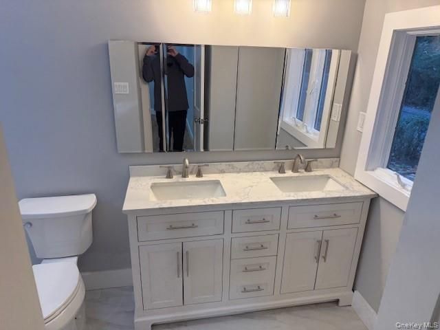 Bathroom, Dual Sink Vanities, Interior, Marble