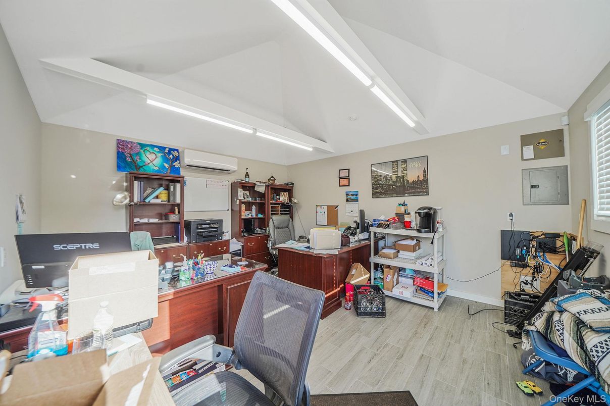 Home Office, Interior, Wood Texture Flooring