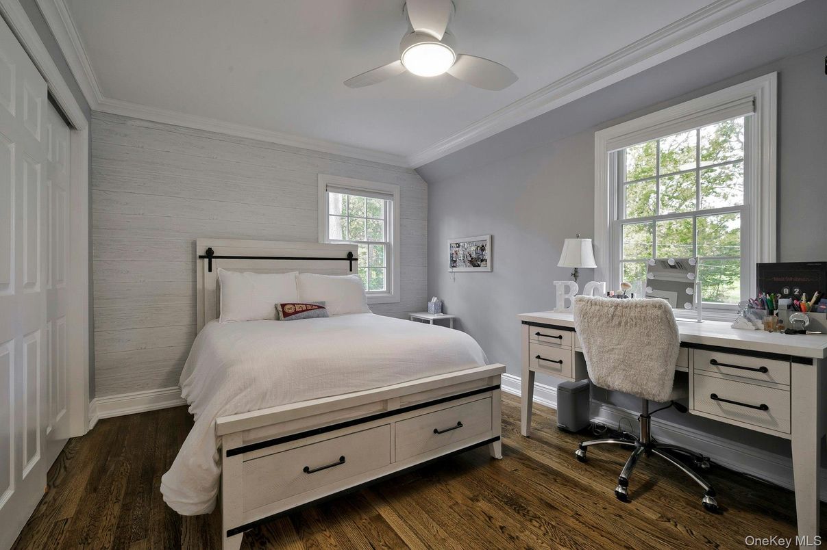 Bedroom, Home Office, Interior, Wood Texture Flooring