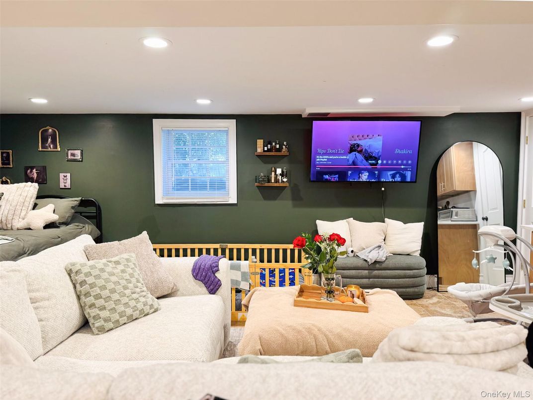 Interior, Living room, Recessed Lighting