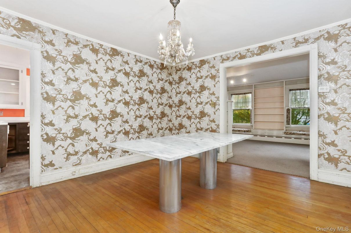 Chandelier, Empty room, Interior, Wood Texture Flooring