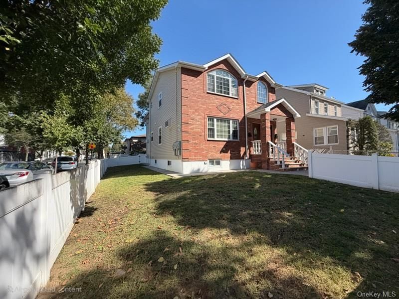 Backyard, Exterior, Facade, Brick Facade, Queen Anne Victorian