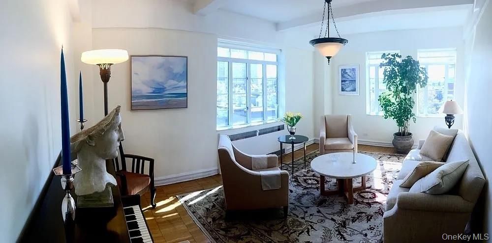 Interior, Living room, Pendant Lights, Wood Texture Flooring