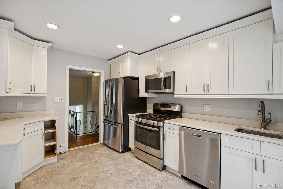 Interior, Kitchen, Recessed Lighting, Stainless Steel Appliances