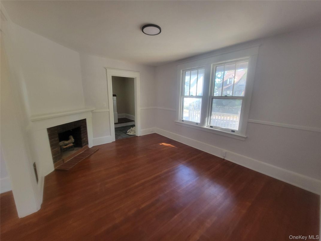 Empty room, Fireplace, Interior, Wood Texture Flooring