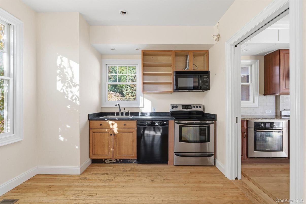 Interior, Kitchen, Wood Texture Flooring