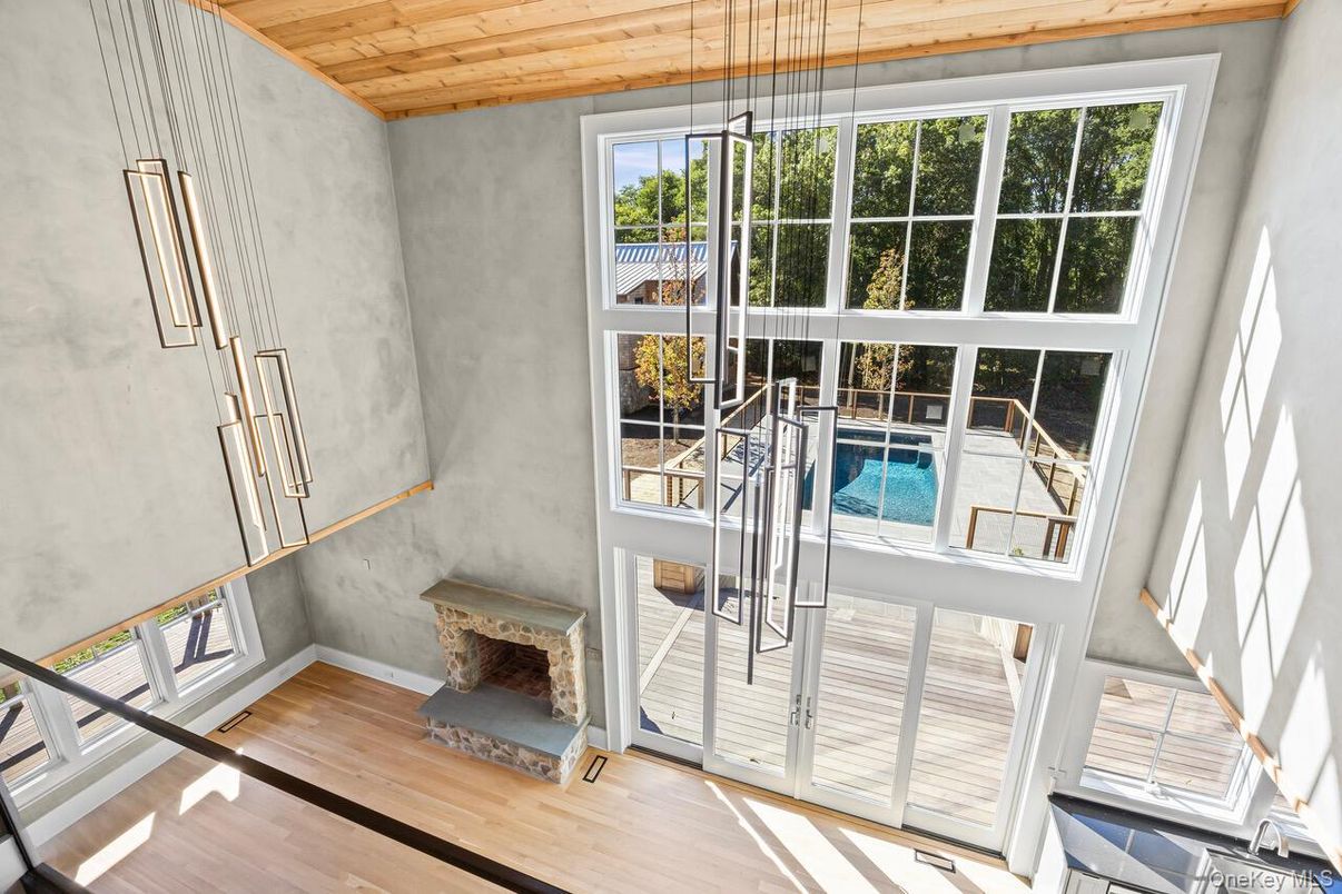 Fireplace, Interior, Wooden Ceilings, Wood Texture Flooring