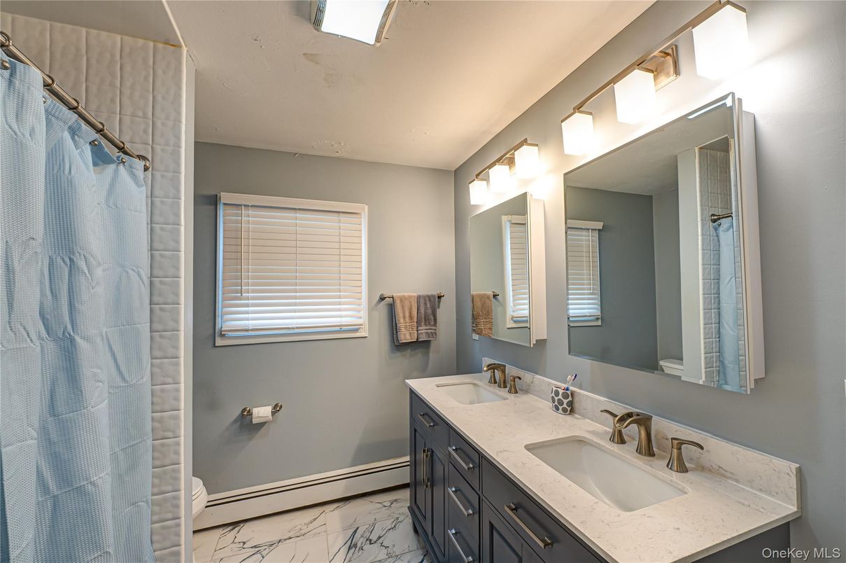 Bathroom, Dual Sink Vanities, Interior, Marble