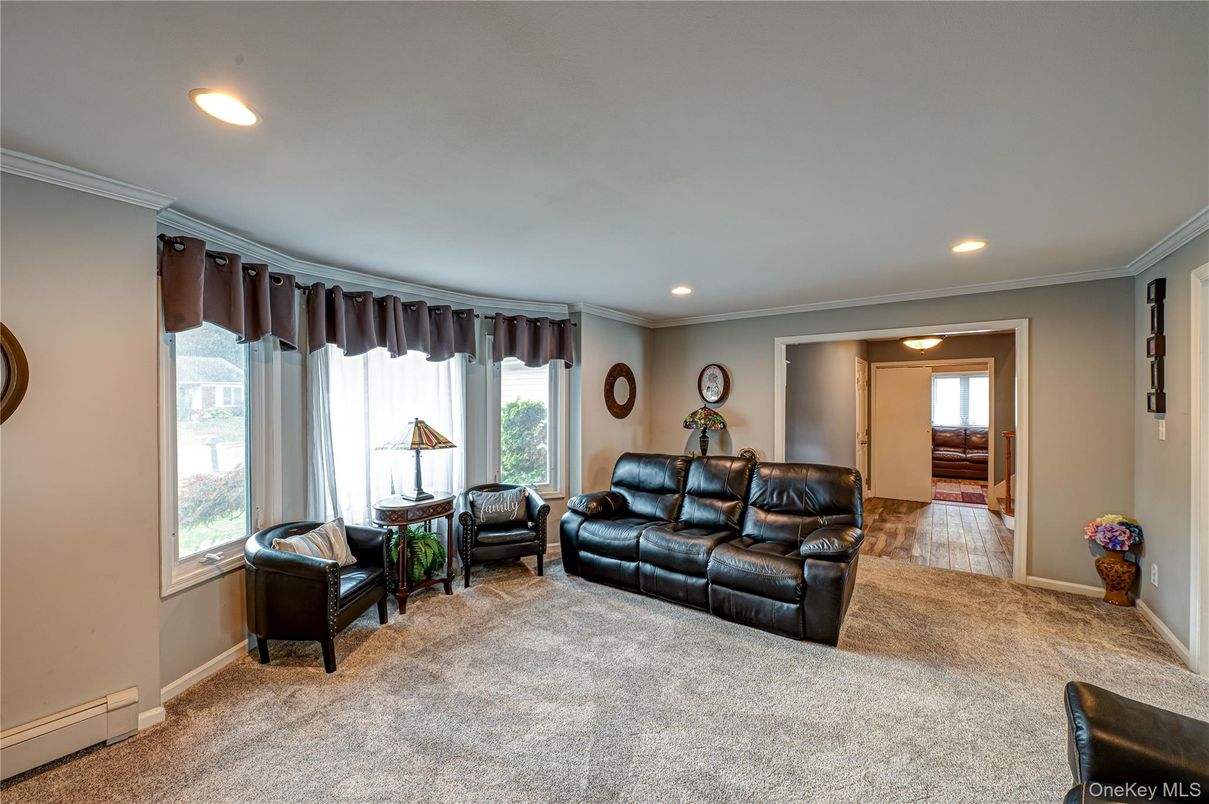 Interior, Living room, Recessed Lighting