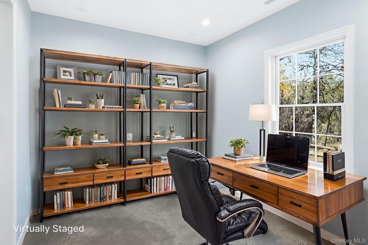 Home Office, Interior, Recessed Lighting