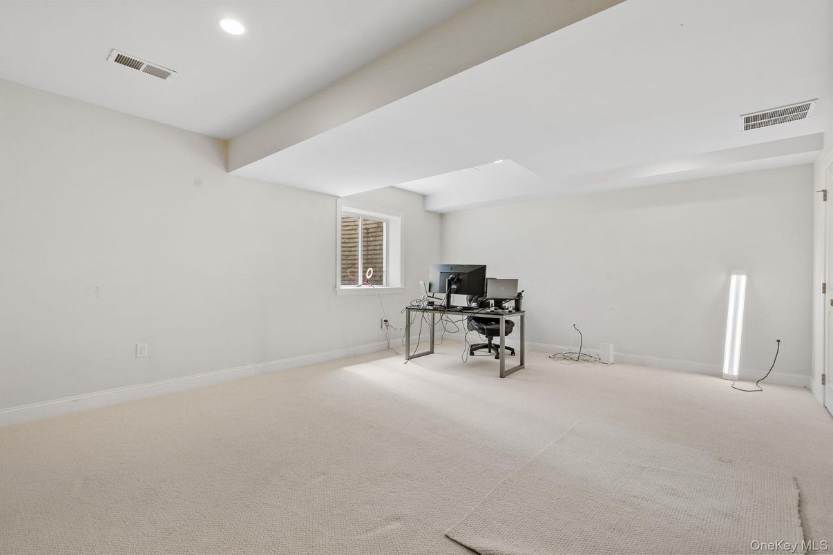Home Office, Interior, Recessed Lighting