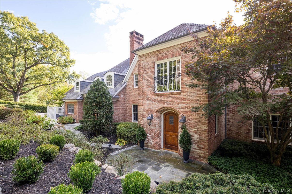 Exterior, Facade, Brick Facade, Tudor Revival