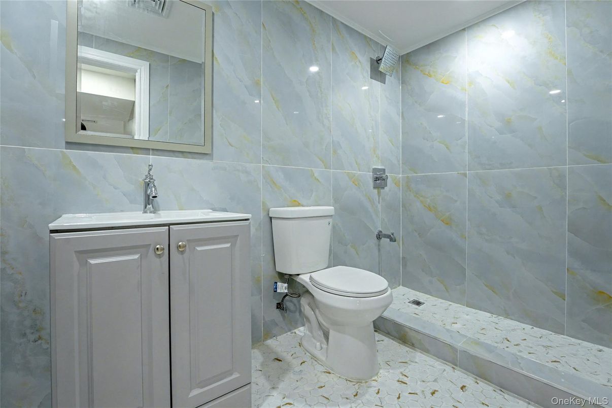 Bathroom, Interior, Marble Walls