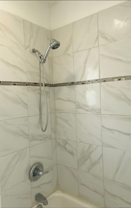 Bathroom, Glass Shower, Interior, Marble Walls