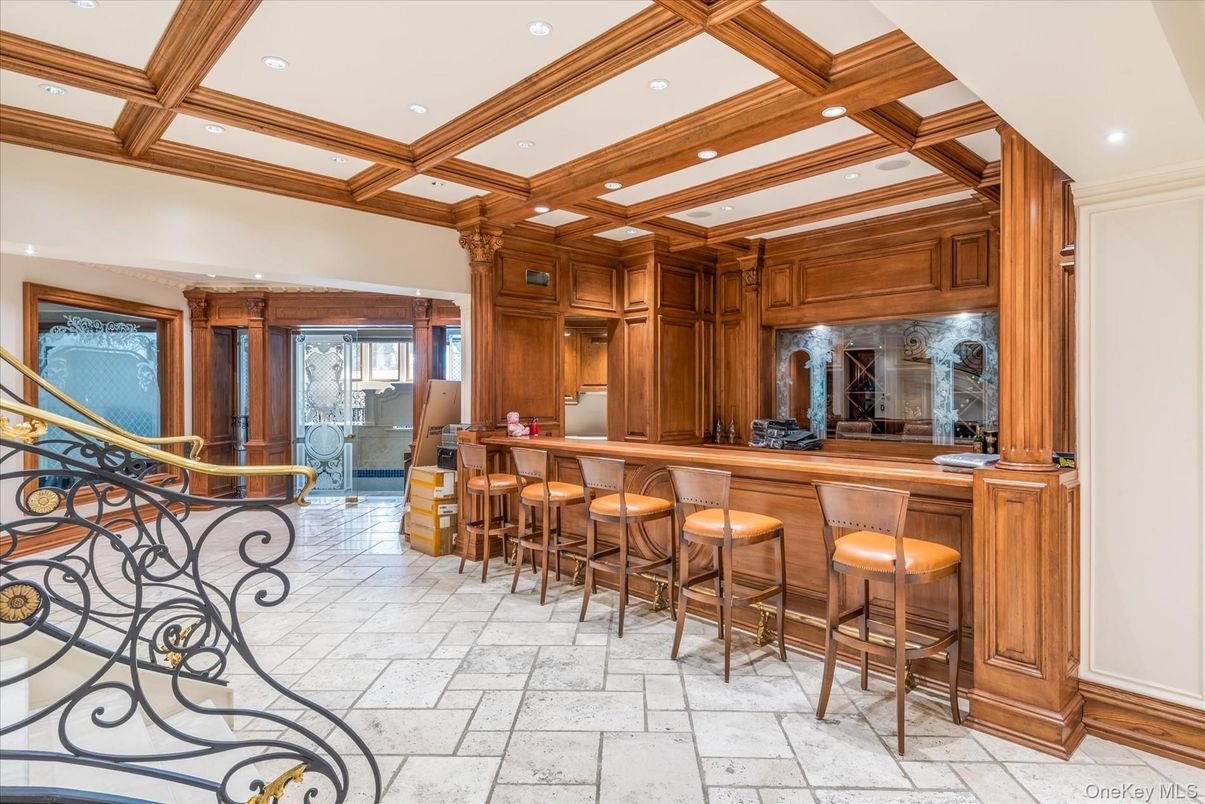 Interior, Recessed Lighting, Wooden Beams