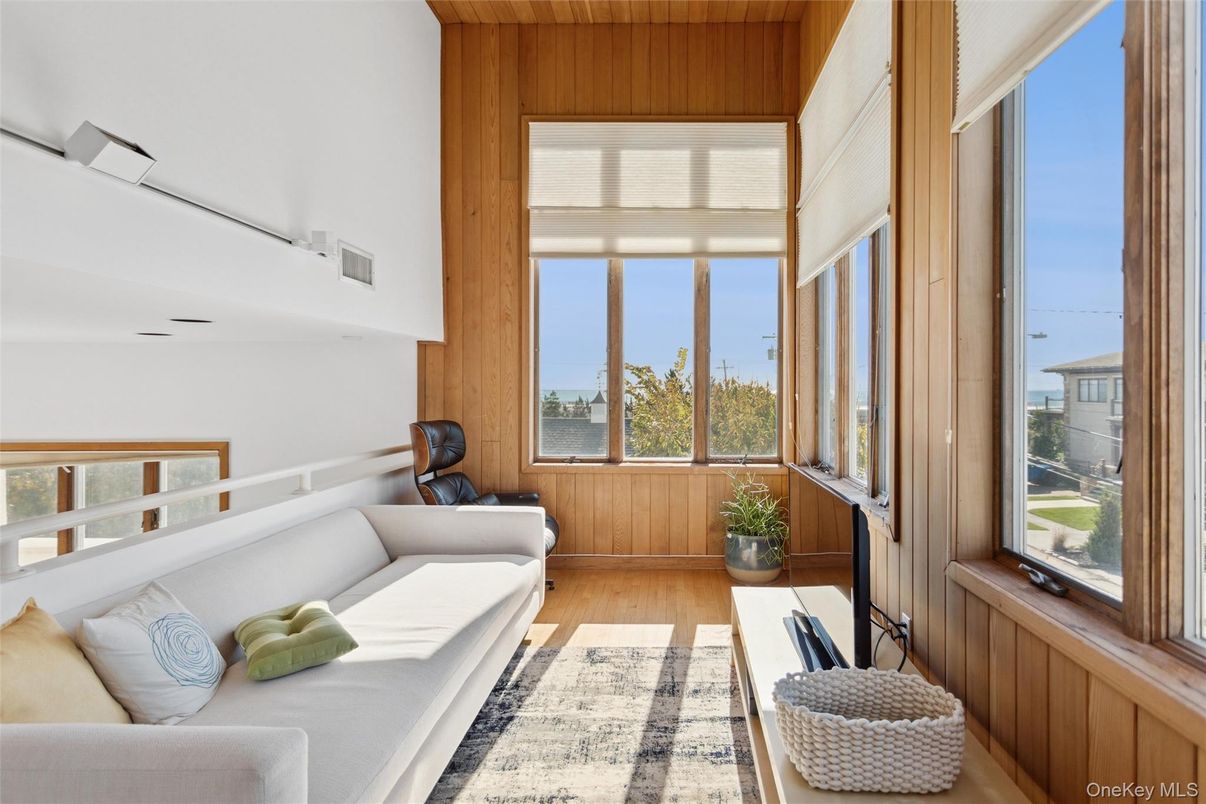Interior, Living room, Water, Wood Texture Flooring, Wooden Walls