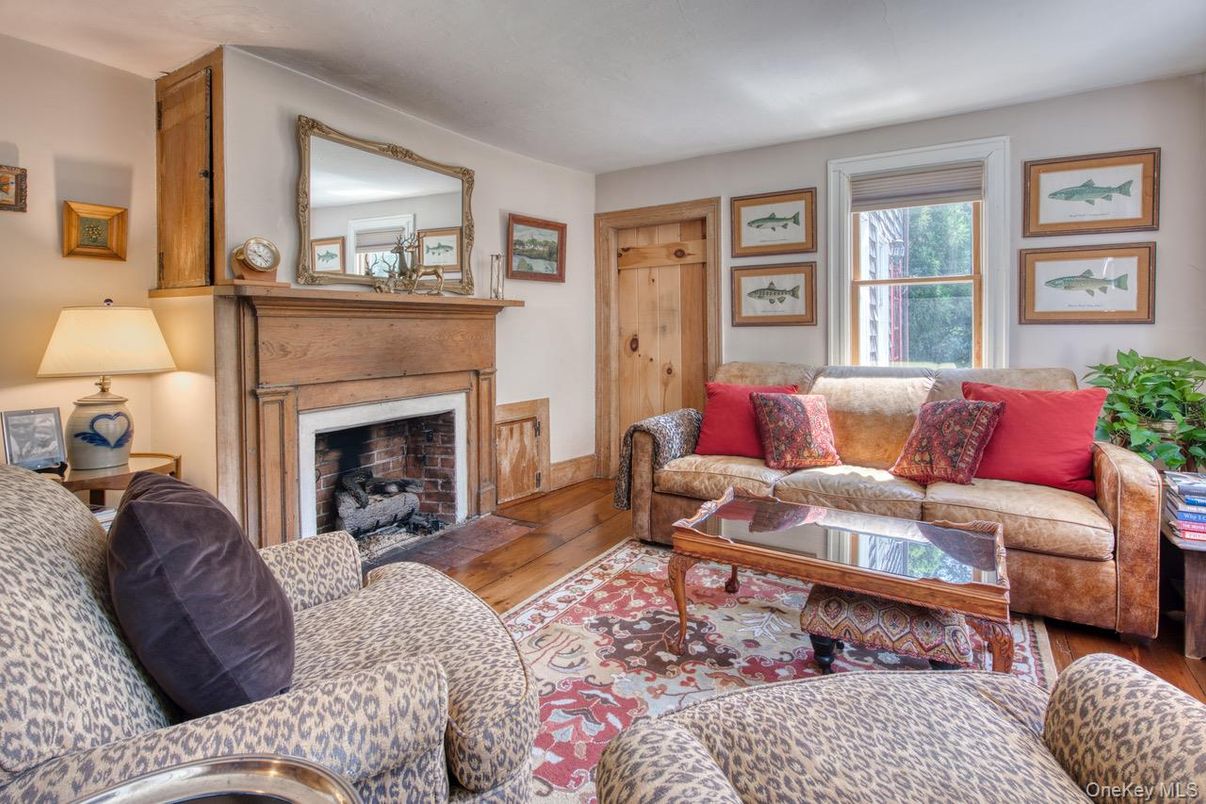 Fireplace, Interior, Living room, Wood Texture Flooring