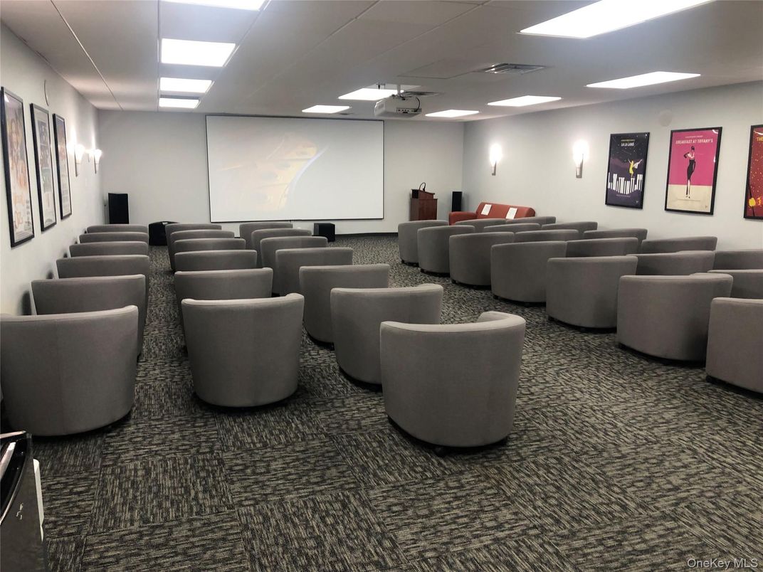 Interior, Projection Screen, Recessed Lighting, Theatre Room