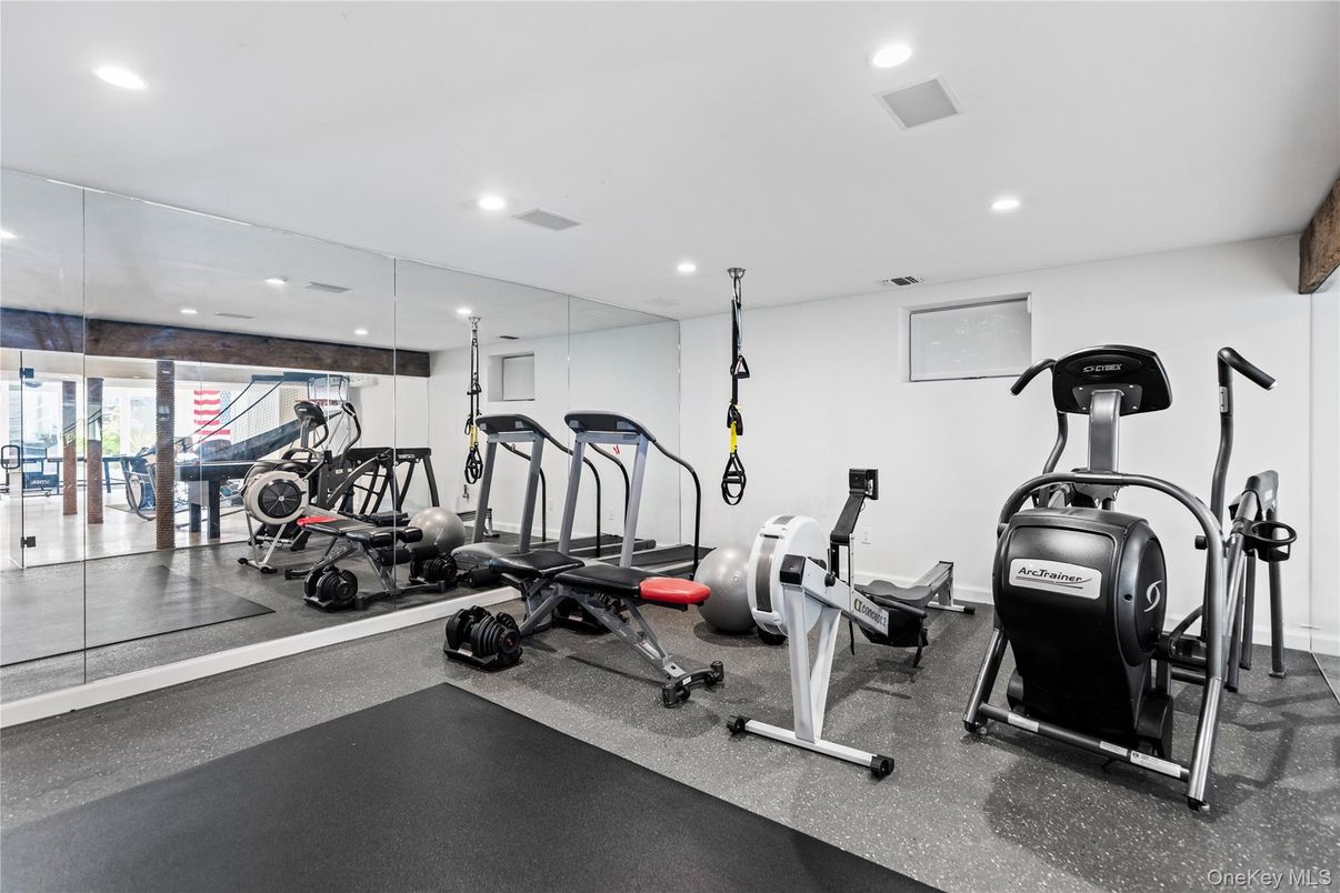 Fitness Equipment, Interior, Recessed Lighting