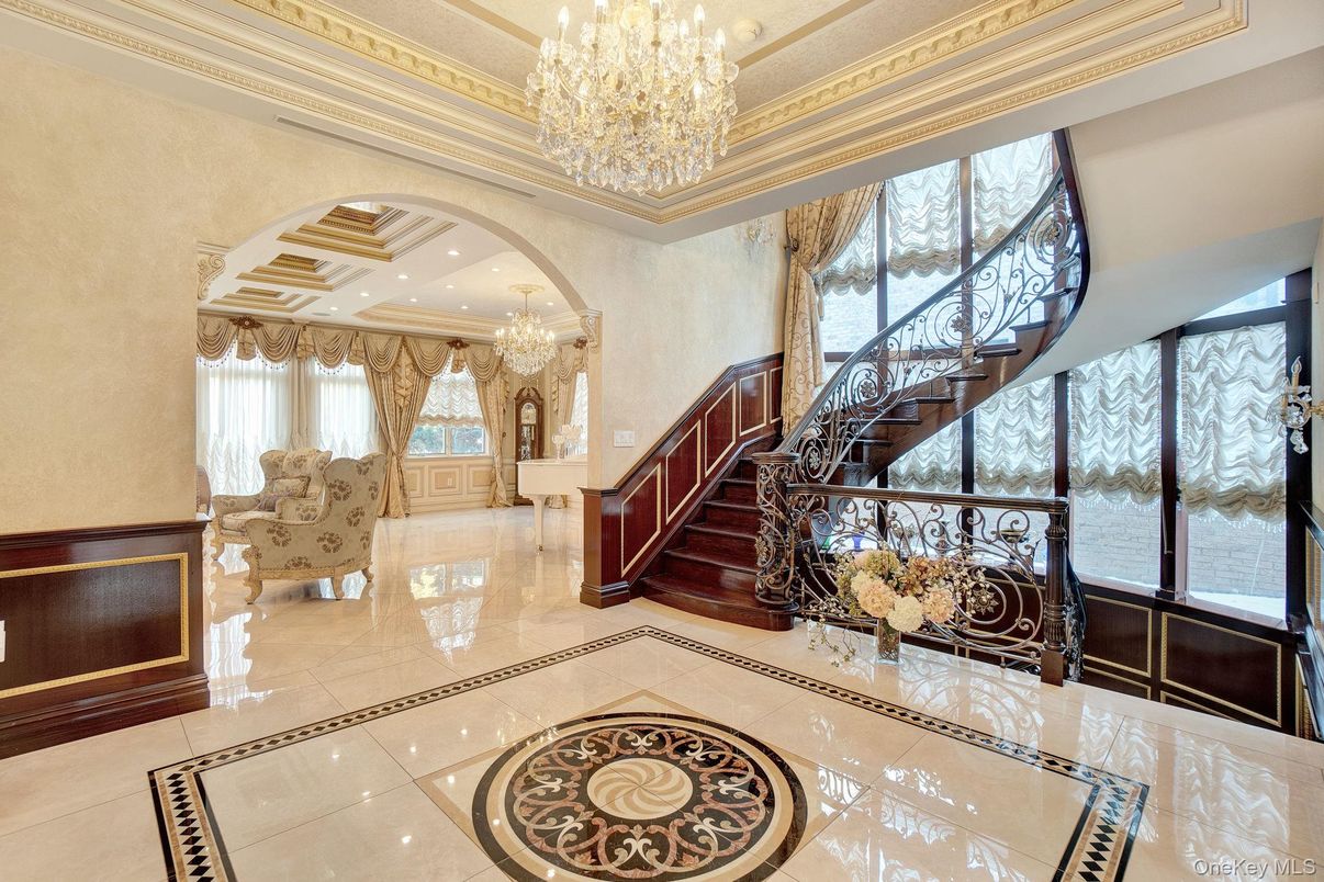 Chandelier, Interior, Recessed Lighting