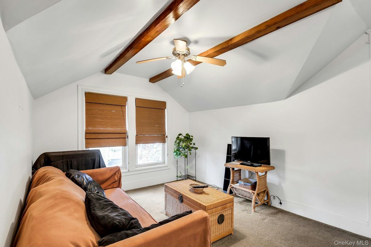 Interior, Living room, Wooden Beams
