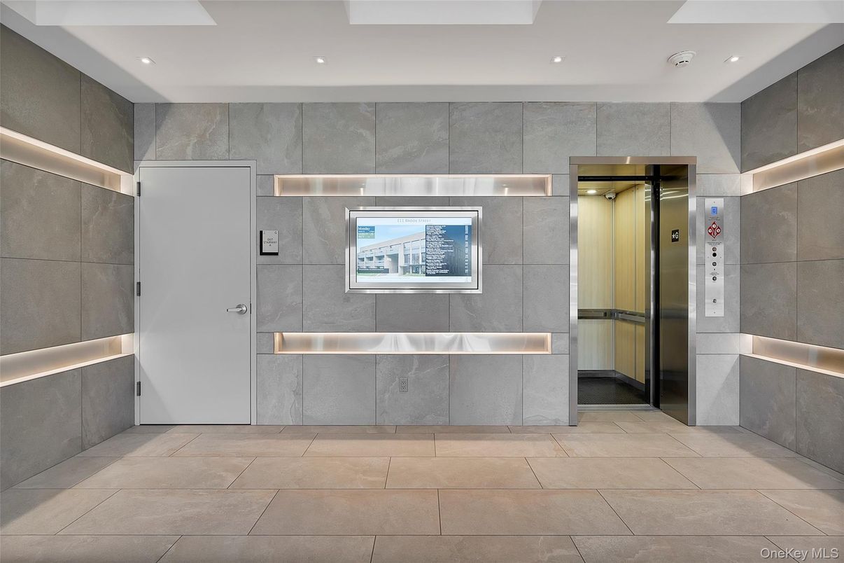 Elevator, Interior, Recessed Lighting