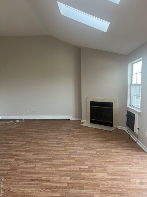 Empty room, Fireplace, Interior, Wood Texture Flooring