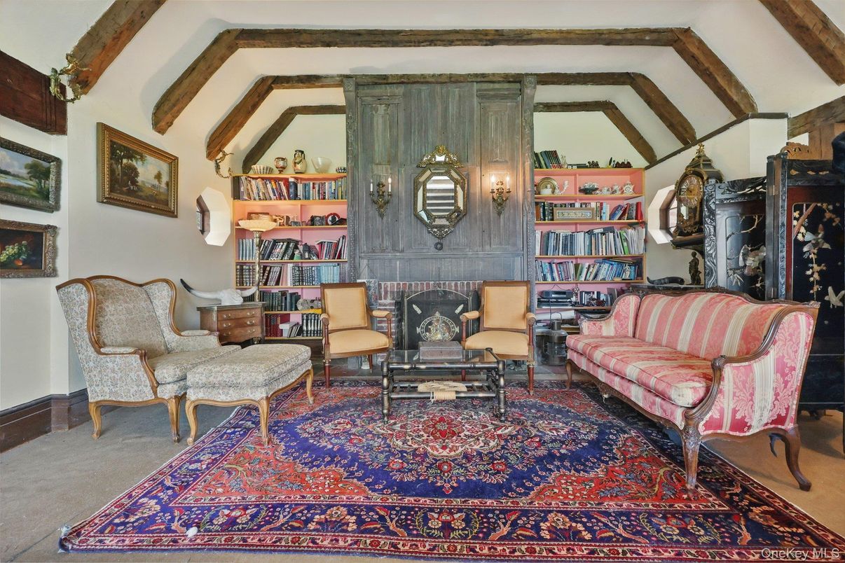 Fireplace, Interior, Living room, Wooden Beams