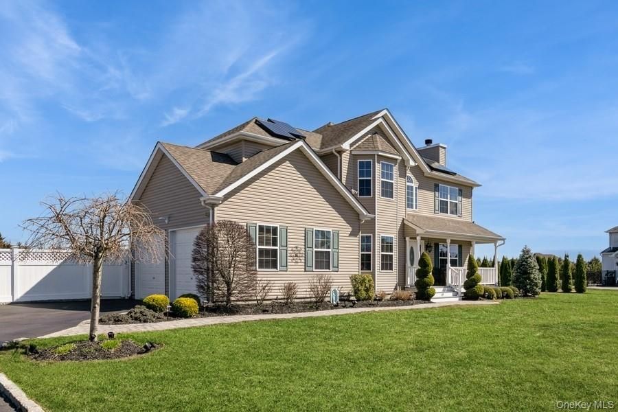 Attached, Exterior, Facade, Solar Panels, Farmhouse
