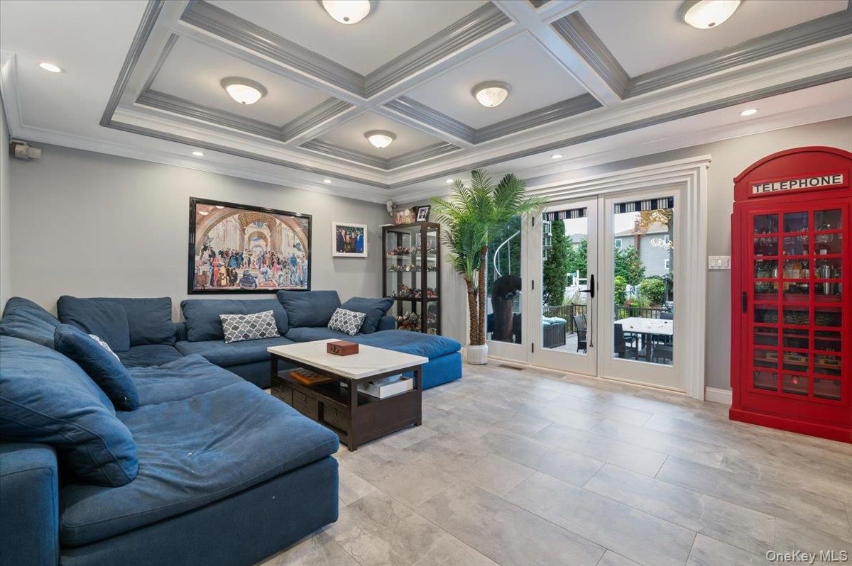 Interior, Living room, Recessed Lighting