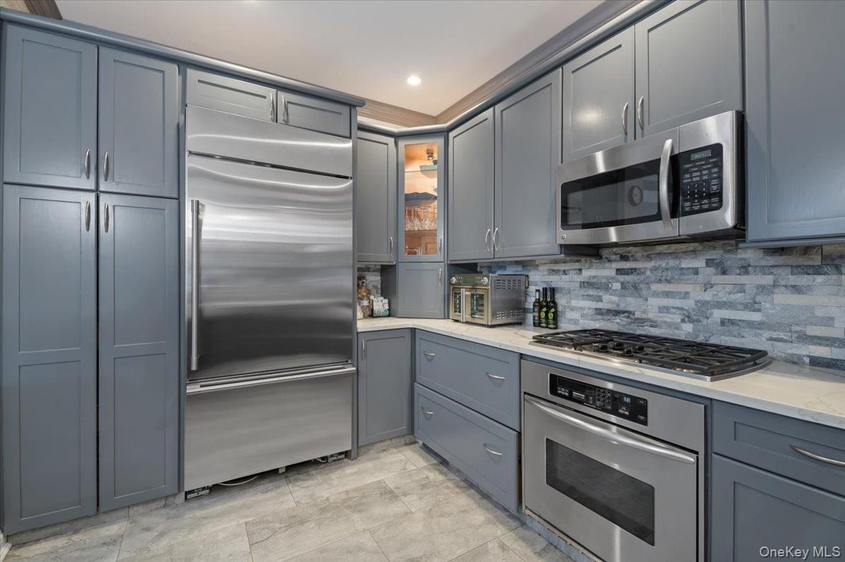 Interior, Kitchen, Recessed Lighting, Stainless Steel Appliances