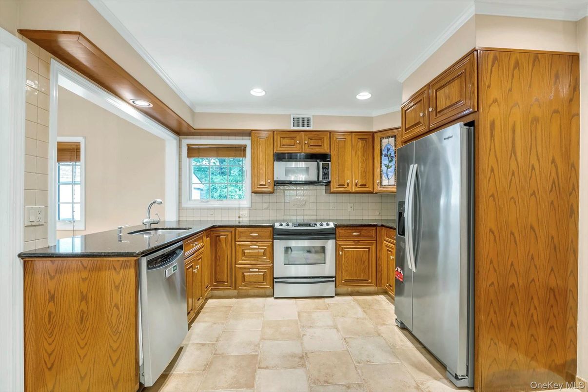 Interior, Kitchen, Recessed Lighting, Stainless Steel Appliances