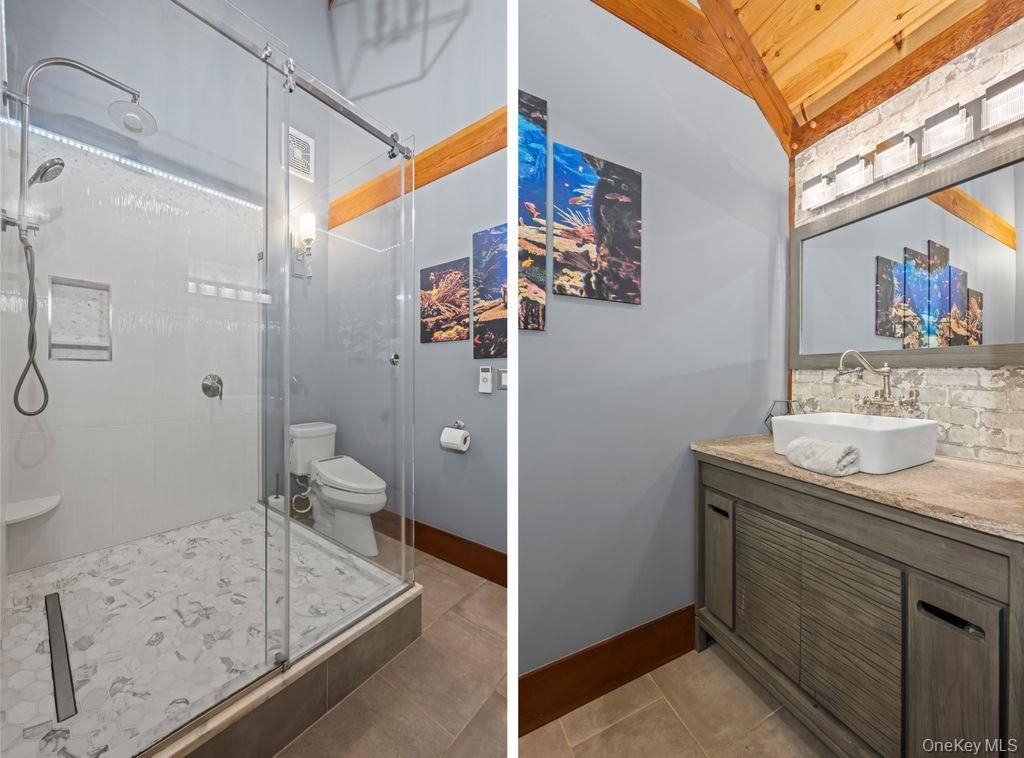 Bathroom, Glass Shower, Interior